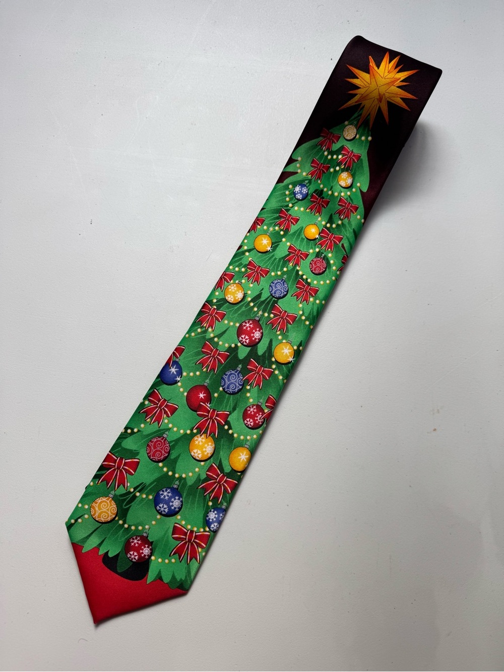 Tie Tales Christmas Tree tie